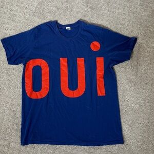 Clare V Graphic Print Scoop Neck T-shirt